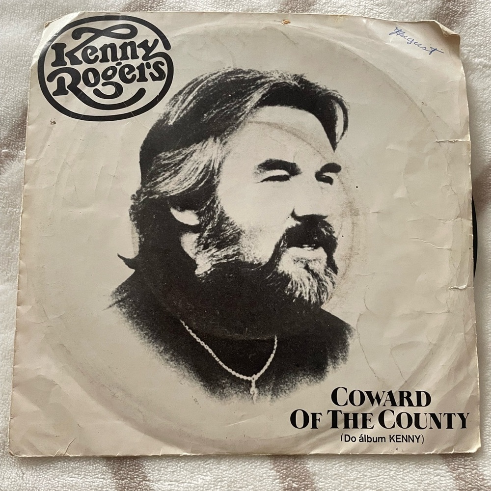 VGUC Kenny Rogers ‘Coward of the County’/‘I Want to Make You Smile’ 7’ Vinyl